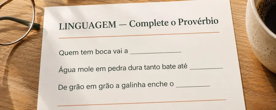 Recurso do Kit Cognitivo Sênior — Sem cara de atividade infantil